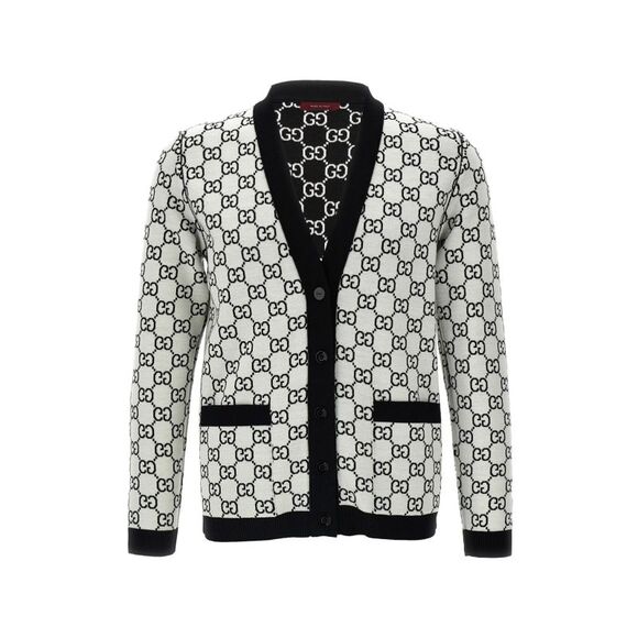 GUCCI Sweaters - Gucci Women Gg Reversible Cardigan
